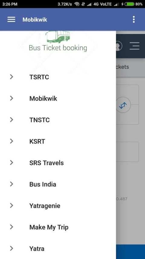 Bus Ticket Booking screenshot 1