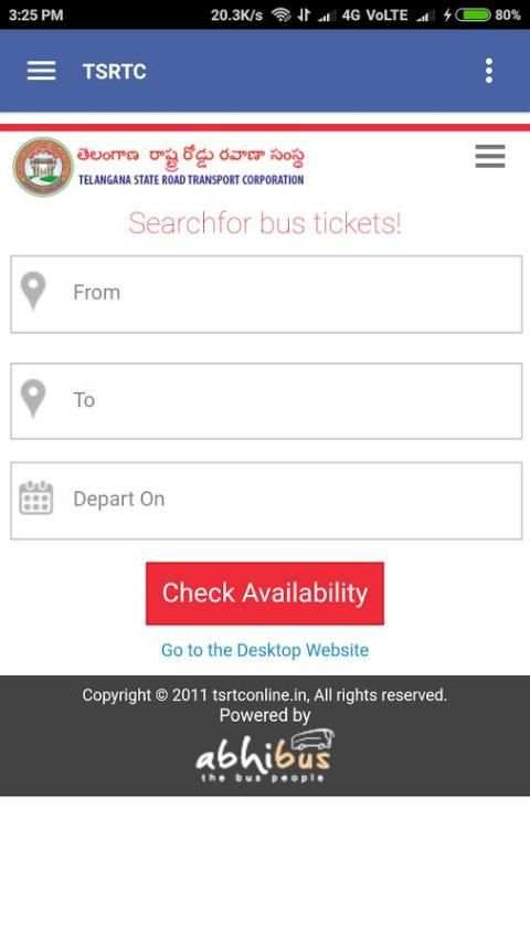 Bus Ticket Booking screenshot 3