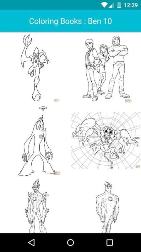 Cartoon Coloring : Ban 10 Edition screenshot 5