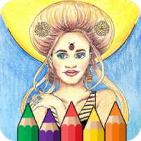 Fashion Girl Coloring Book