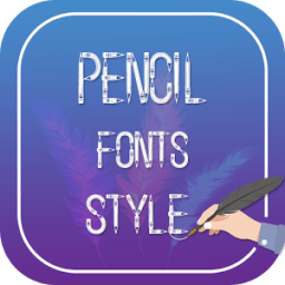 Pencil Fonts Style иконка