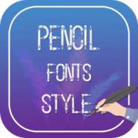 Pencil Fonts Style on 9Apps