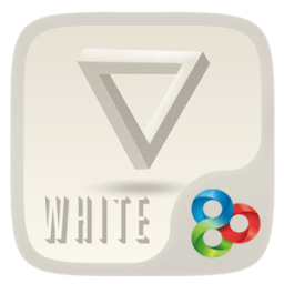 ikon White GO Launcher Theme