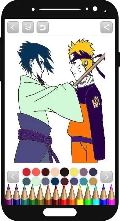 Naruto Coloring Book App Android क ल ए ड उनल ड 9apps