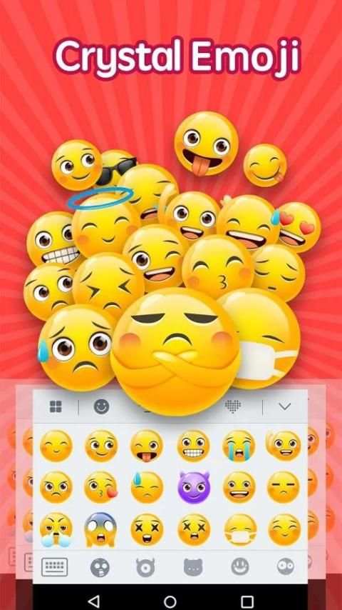 Emoji Keyboard ❤ 4 تصوير الشاشة