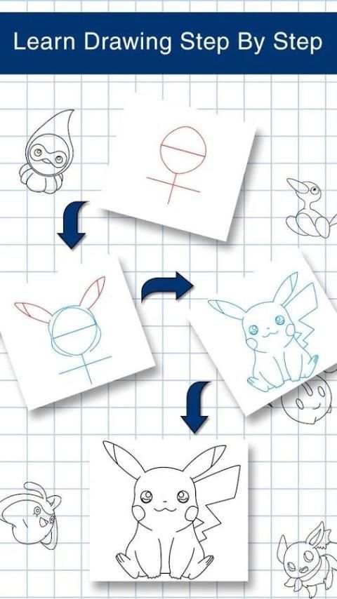 How to Draw Pokemon скриншот 12