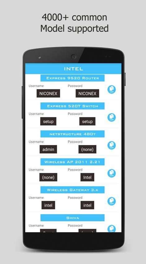 WiFi Router Passwords screenshot 2
