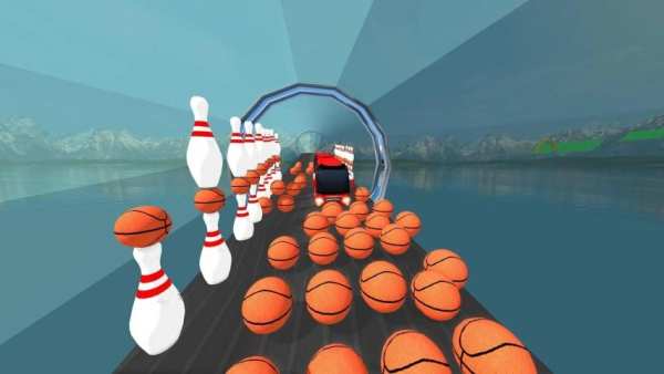 warna superhero bus balap stunt 3d screenshot 5