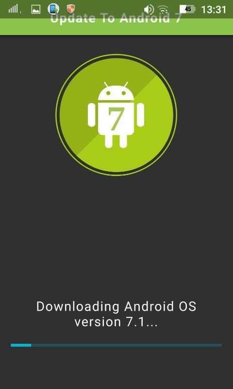 Update To Android 7 screenshot 2
