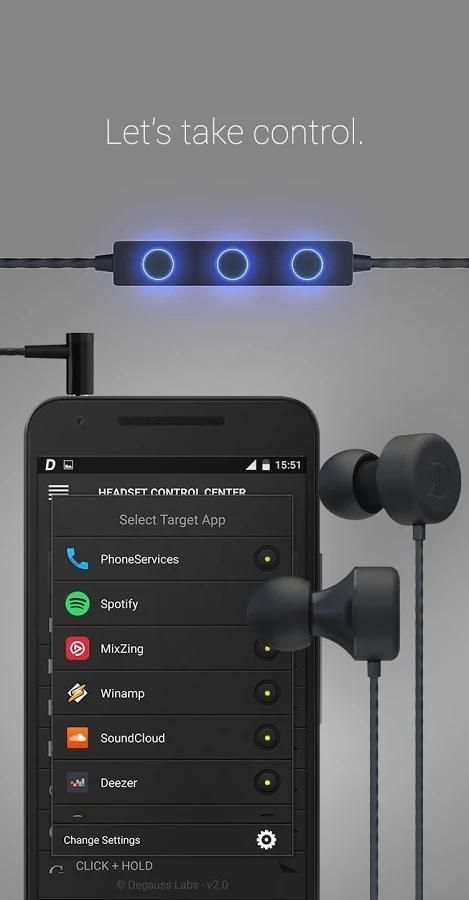 Headset Control Center 7 تصوير الشاشة