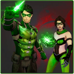 الأخضر البطل الدائري البطل أيقونة