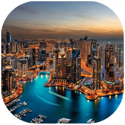 ikon Dubai Night LiveWallpaper