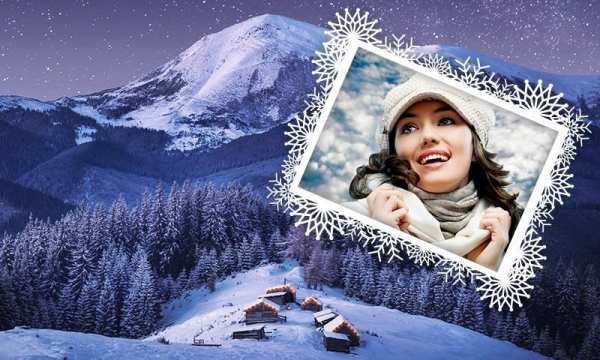Snow Hills Photo Frames स्क्रीनशॉट 2