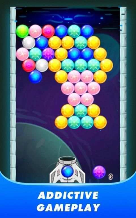 Space Bubble Shooter स्क्रीनशॉट 3