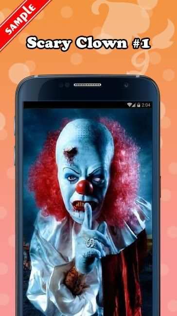 Scary Clown Wallpaper скриншот 3