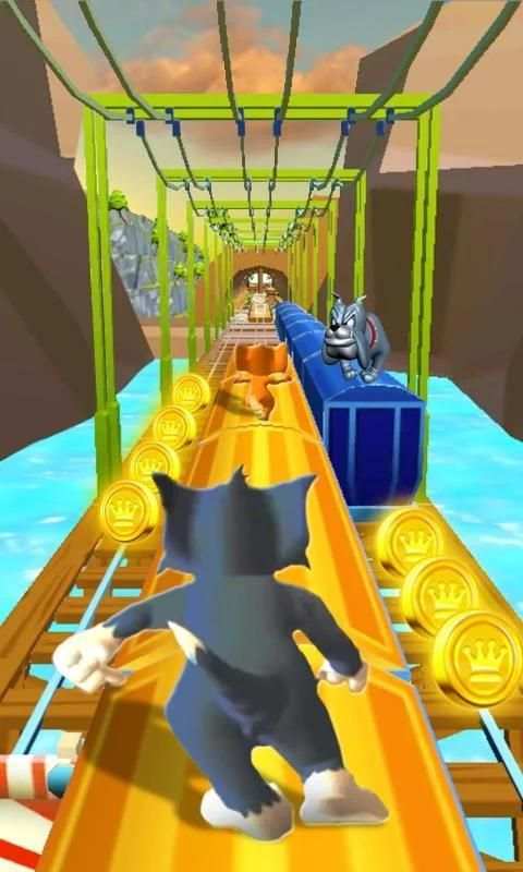 Subway Tom Clash Jerry скриншот 1