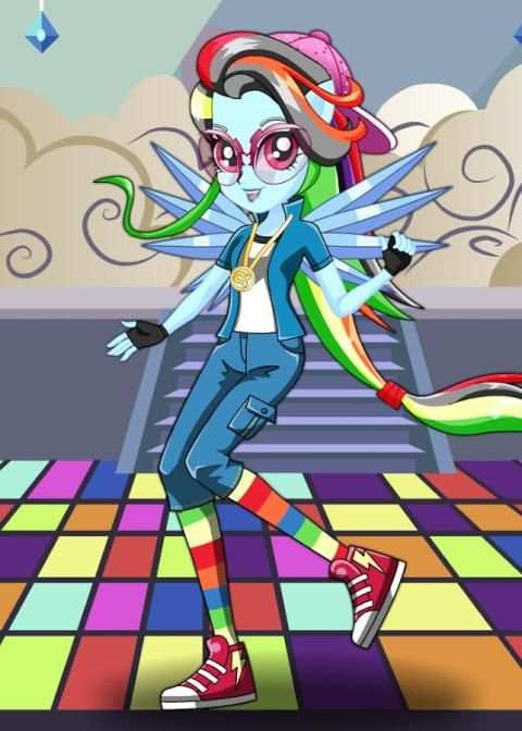 Dress up Rainbow Dash Dance Magic скриншот 3
