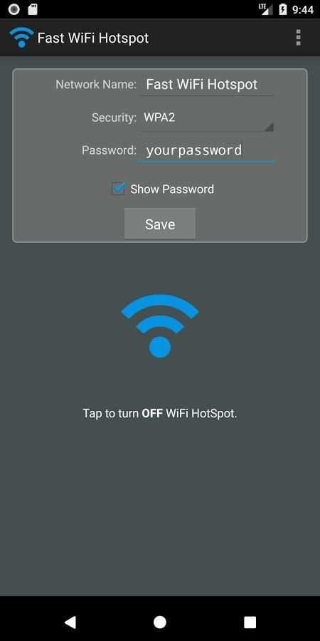 Fast WiFi Hotspot स्क्रीनशॉट 2