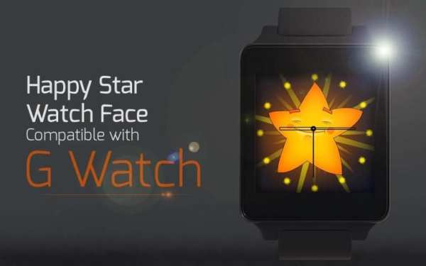 Happy Star Watch Face скриншот 2