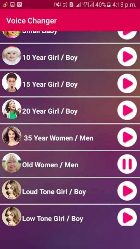 Voice Changer 2017 screenshot 1