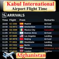 Kabul Airport Flight Time on 9Apps
