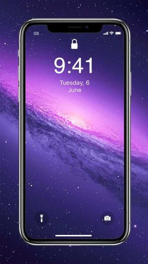Phone X lock screen - IIOS 11 theme screenshot 3