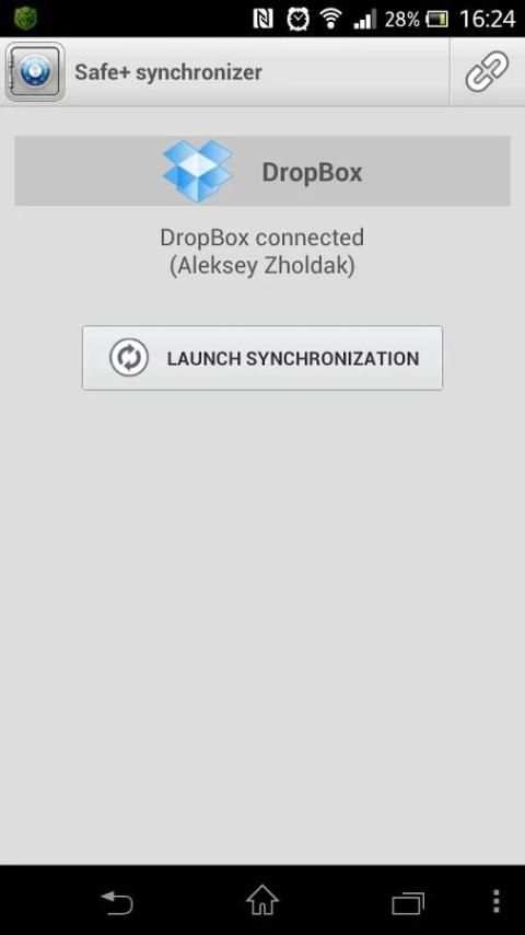 Safe+ synchronizer screenshot 6
