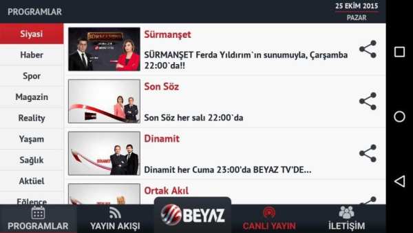 Beyaz TV screenshot 3