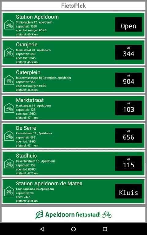 Fietsplek Apeldoorn screenshot 1