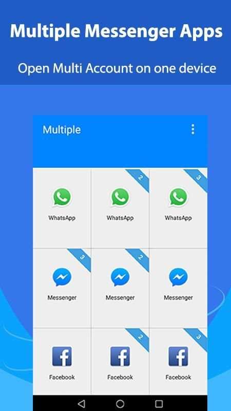 Multiple Accounts For Messenger : Dual Accounts screenshot 3