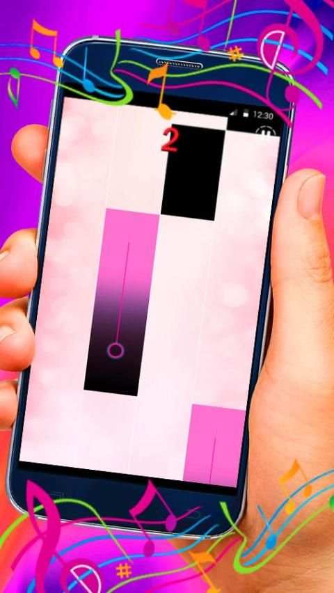 Pink Piano Tiles 3 screenshot 3