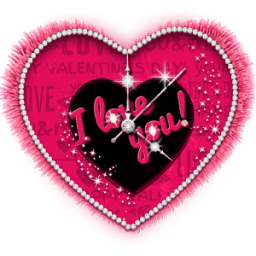 Love Clock Live Wallpaper أيقونة