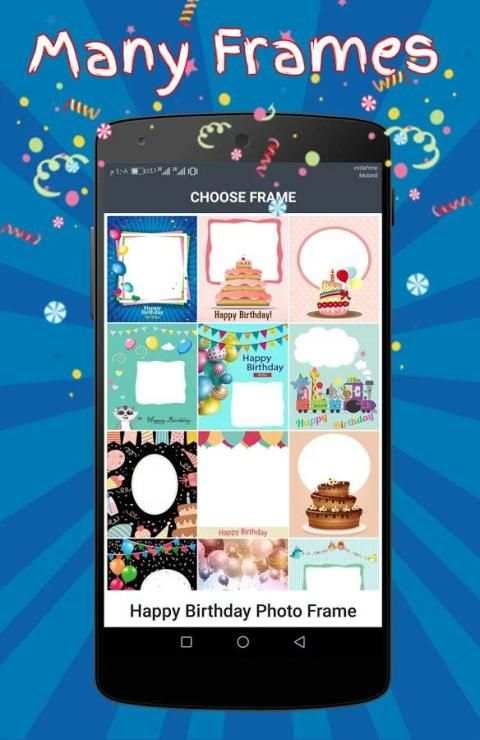 Happy Birthday Photo Frame 5 تصوير الشاشة
