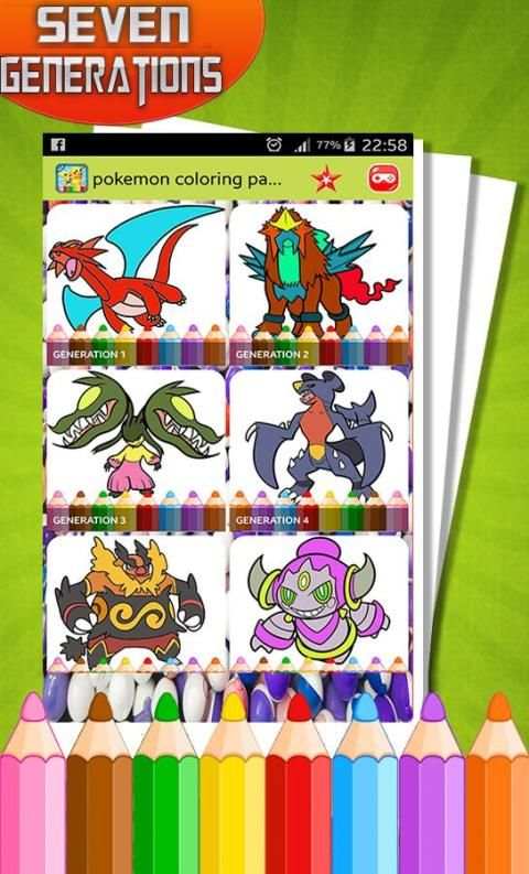 coloring pokem game screenshot 6