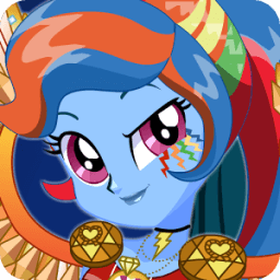 ikon Dress up Rainbow Dash EverFree