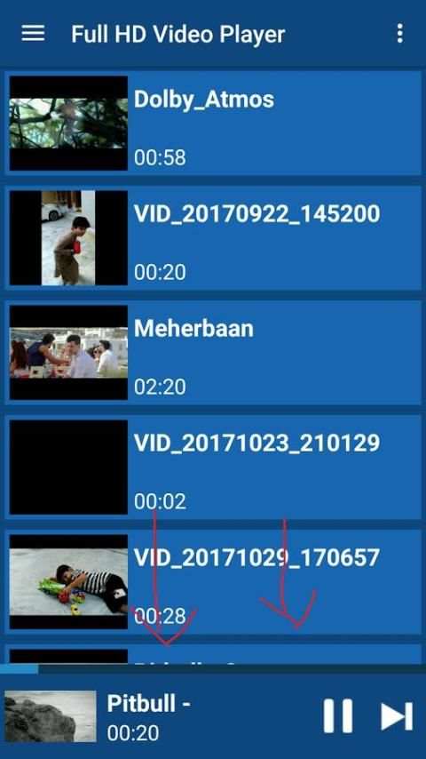 Full HD Video Player screenshot 1
