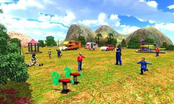 Modern Offroad Uphill Camper Van Bus Simulator 9 تصوير الشاشة