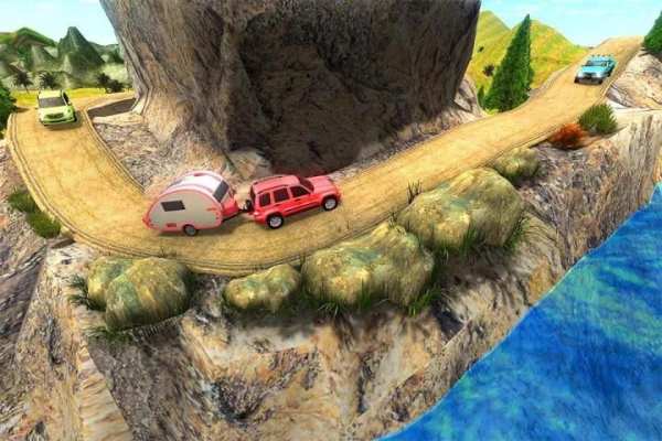 Modern Offroad Uphill Camper Van Bus Simulator 4 تصوير الشاشة