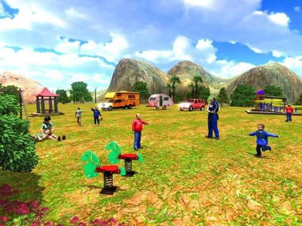 Modern Offroad Uphill Camper Van Bus Simulator 5 تصوير الشاشة