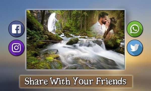 HD Waterfall Phoo Frames скриншот 1