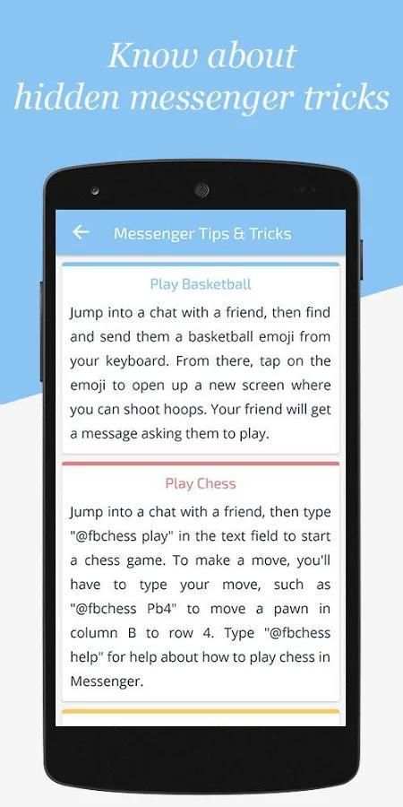 Secret Facebook Tips and Tricks - Messenger Tricks screenshot 7