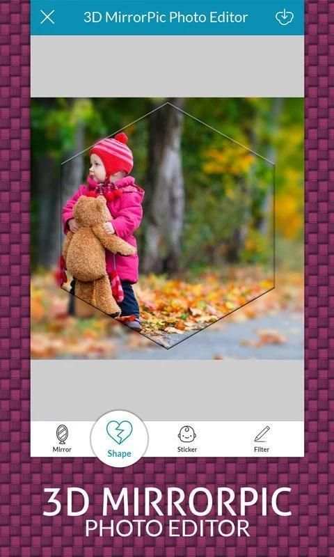 3D MirrorPic - Photo Editor, DSLR Effects screenshot 5