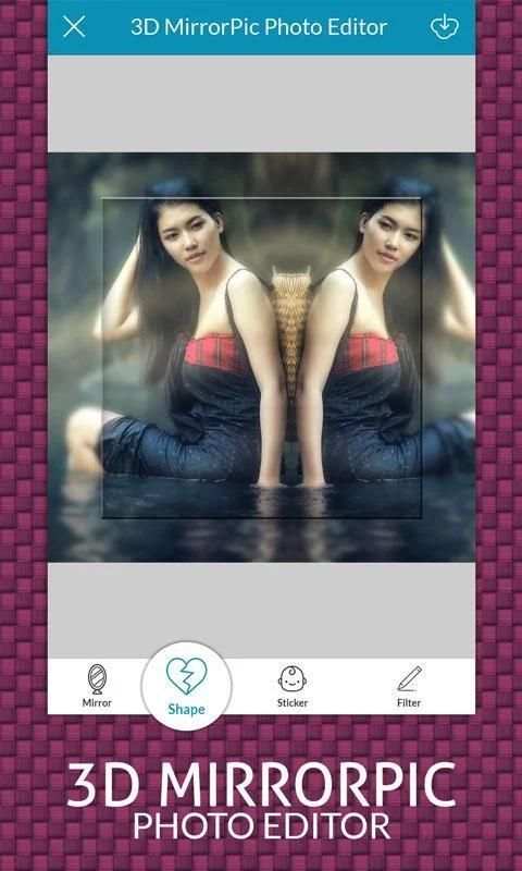 3D MirrorPic - Photo Editor, DSLR Effects screenshot 6