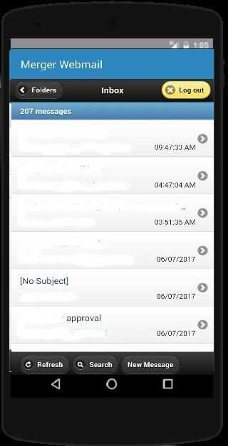 Merger Webmail скриншот 1