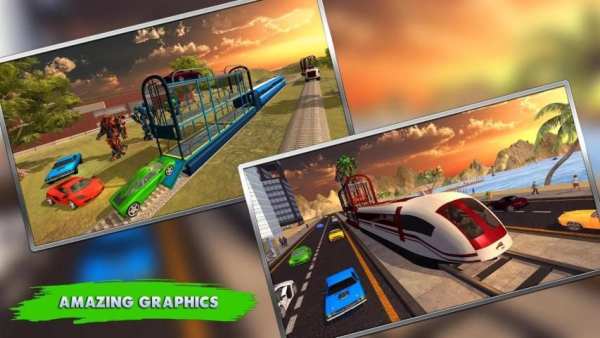 Multi Level Smart Train Car Parking: Parking Games screenshot 1