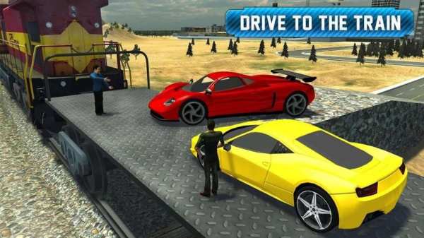 Cargo Train Car Transports Sim screenshot 2