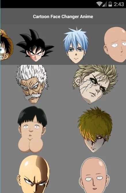 Cartoon Face Changer Anime скриншот 1