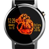 Heart Ablaze * Watch Face