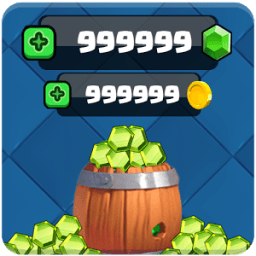 Gems &amp; Coin For Clah Royale - Game Prank icon