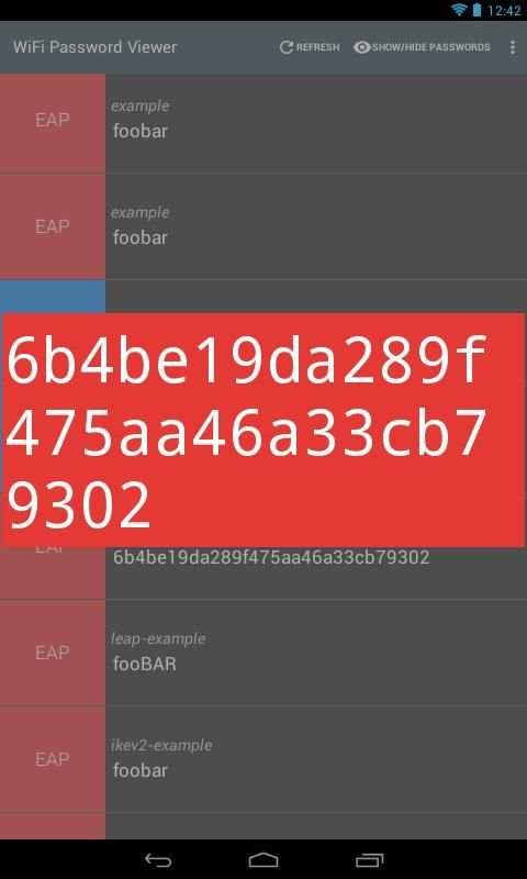 WiFi Password Viewer (Root) screenshot 5